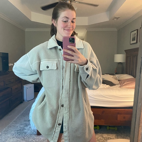 Free people Ruby Jacket (Shacket) cream color! Size small - Picture 8 of 8